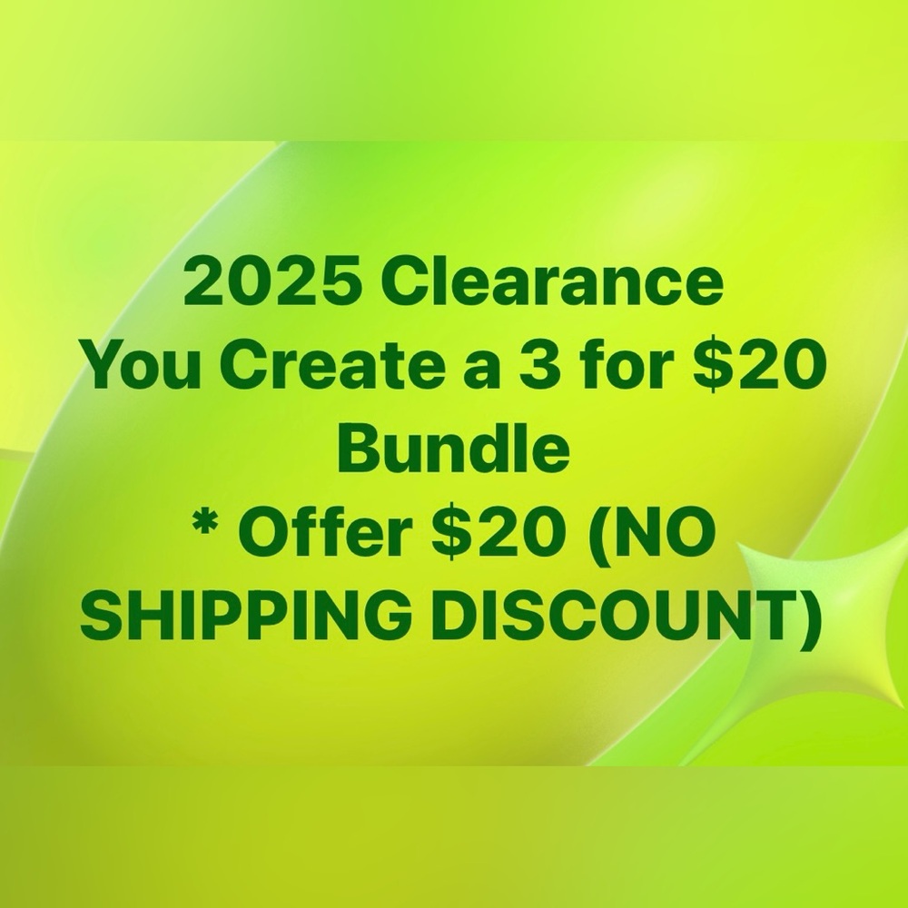 2025 3 for $20 CLEARANCE